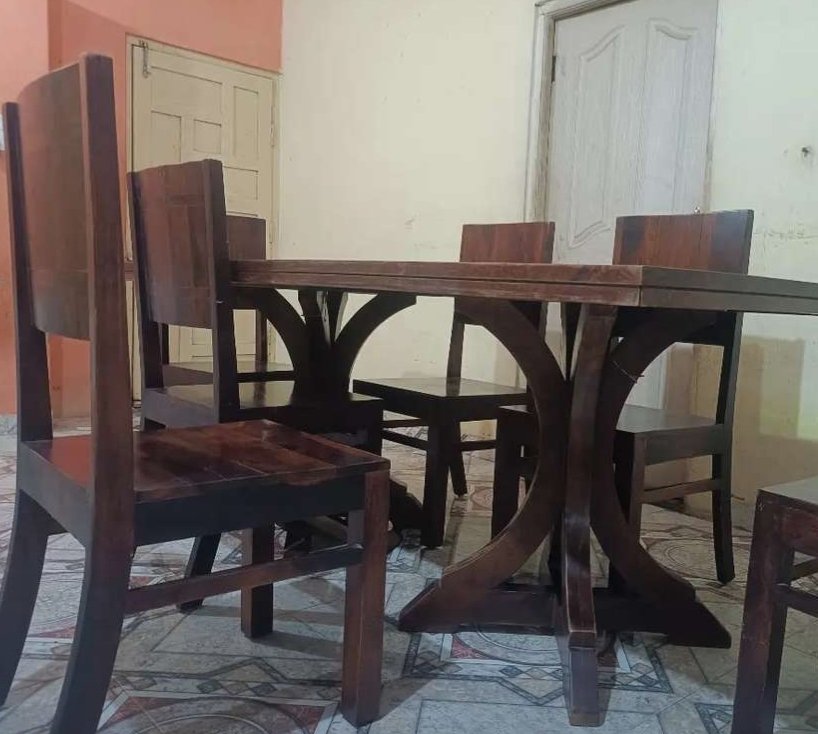 Sheesham Wood 6 Seater Dining Table