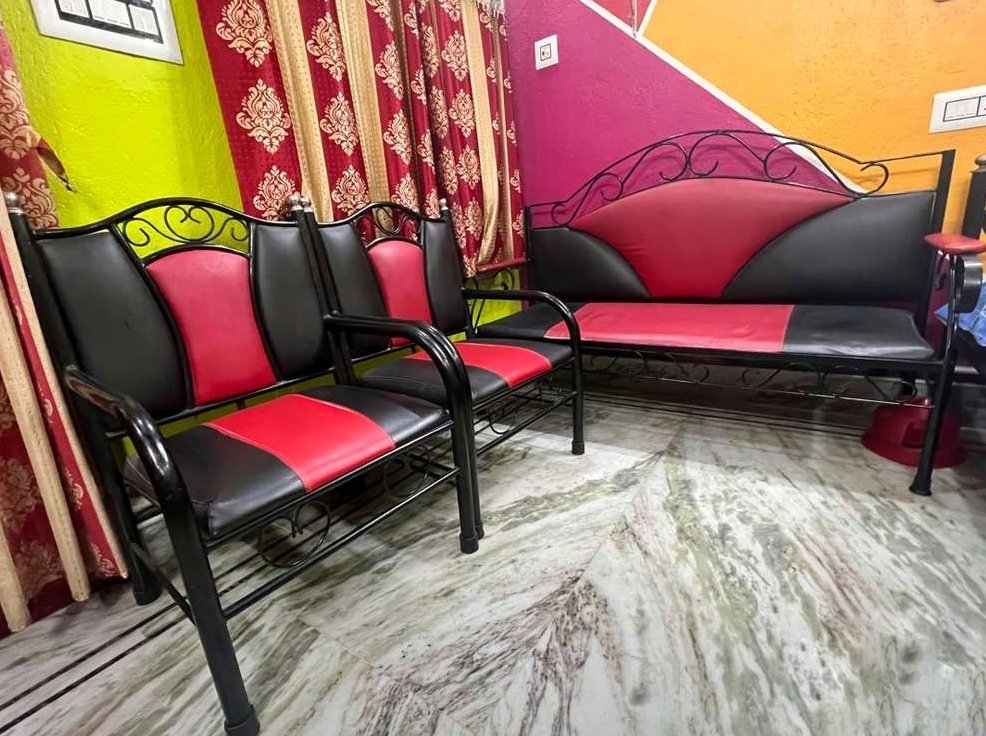 Iron Sofa set 3+1+1